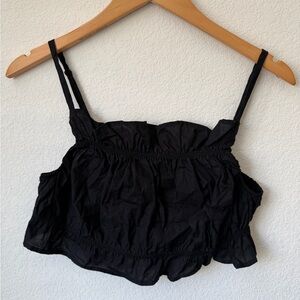 H&M Black Crop Top